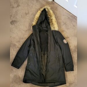 Madden Girls Black Winter Coat - Size 16